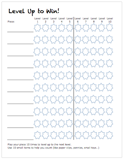 Piano Practice Charts Rewards