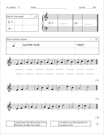 Homework Chart Pdf