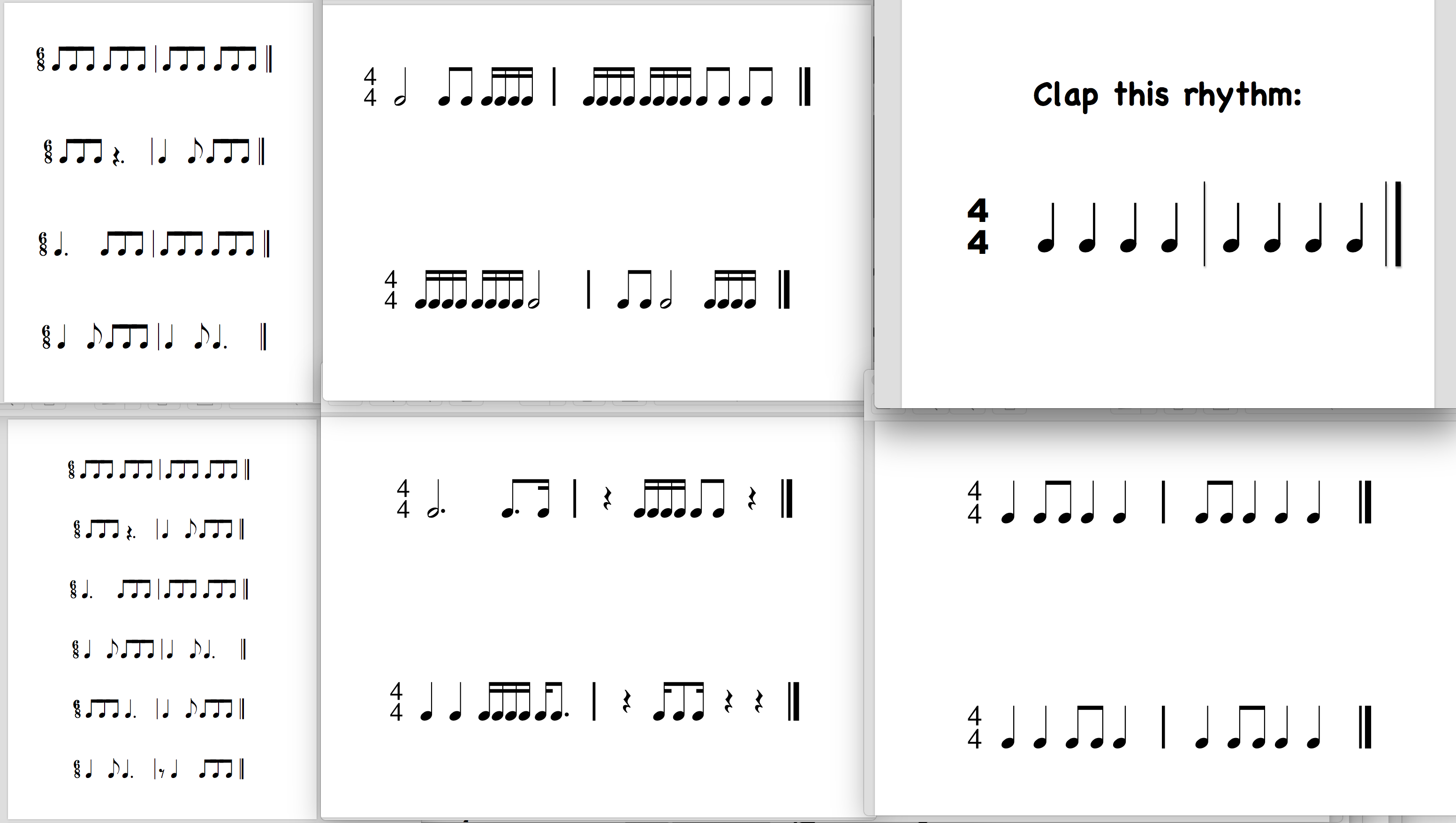 Rhythm Charts Pdf